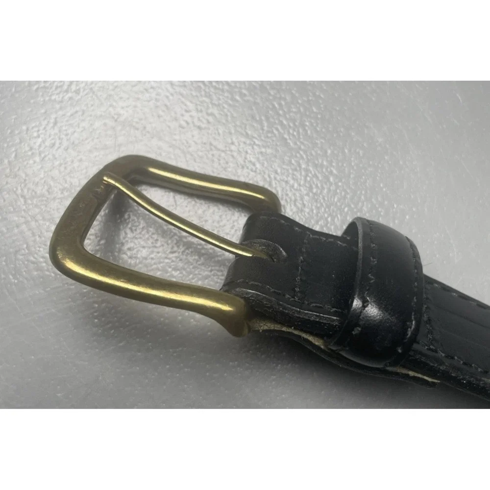 Men's‎ Black Leather Belt 8201 Size 42